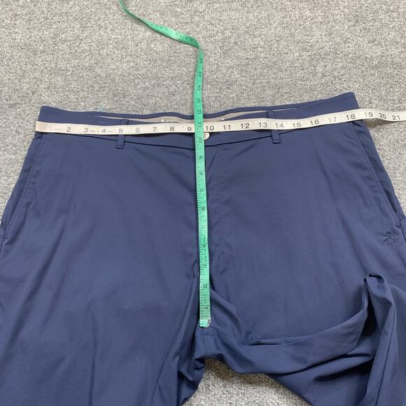 Original Penguin Pants Mens 36 Navy Blue Stretch Nylon Quick Dry Golf Chino - Picture 4 of 10